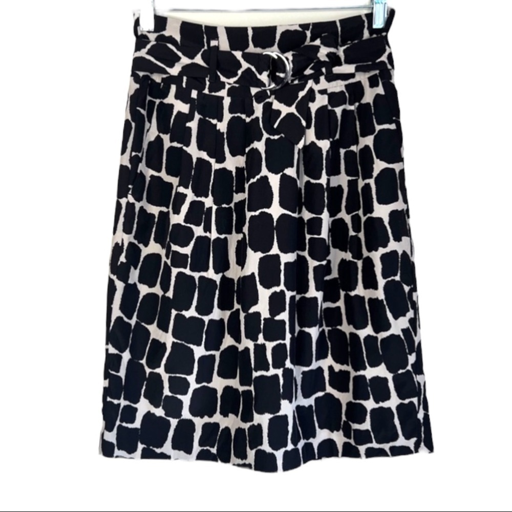 Banana Republic Silk Skirt Belted Paper Bag Size 2